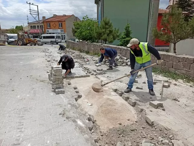 İscehisar'da üst yapı çalışması İscehisar'da üst yapı çalışması