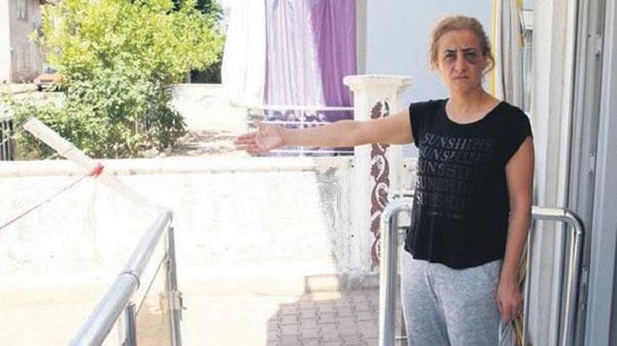 9 yıllık kocası kafasında cam sürahi kırıp boynuna falçata dayadı