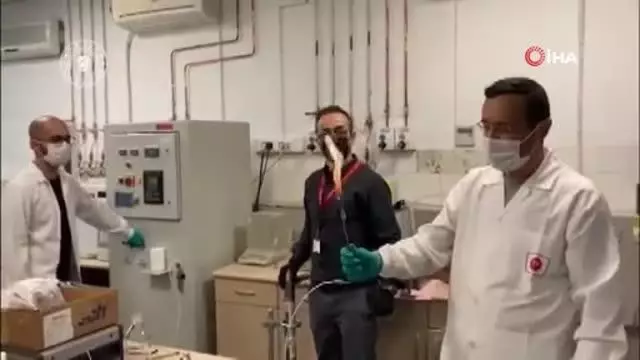 Son dakika haber... Bakan Dönmez, 135 milyar m3'lük doğal gazın laboratuvar ortamında yakılmasının görüntülerini paylaştı Son dakika haber... Bakan Dönmez, 135 milyar m3'lük doğal gazın laboratuvar ortamında yakılmasının görüntülerini paylaştı