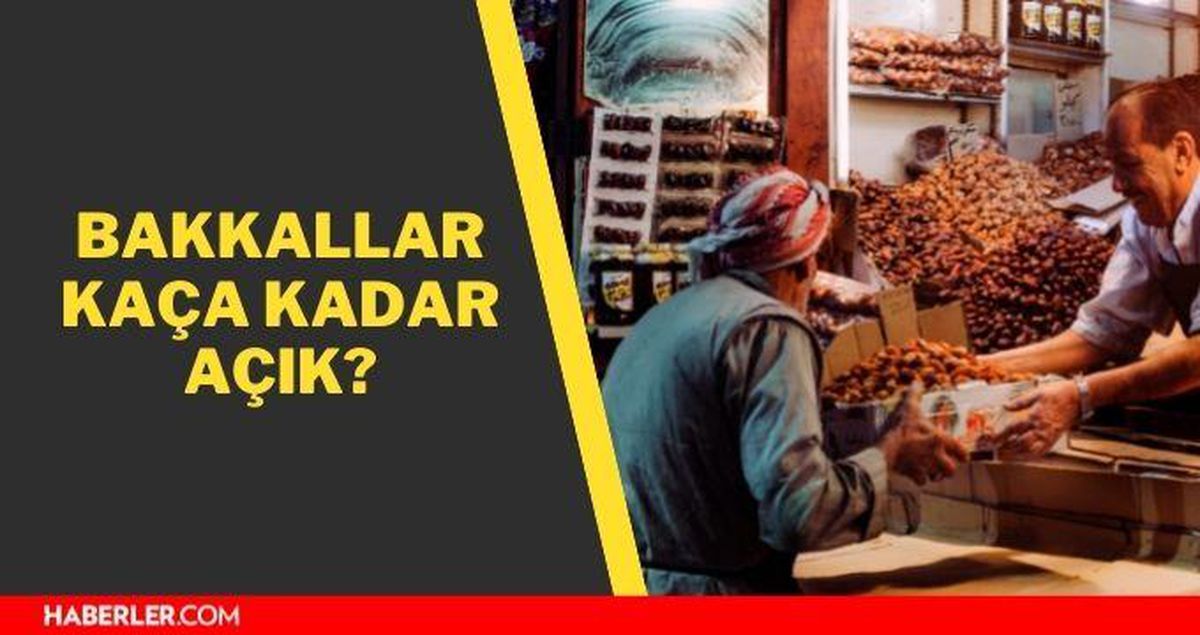 Bakkallar saat kaçta kapanıyor 2021? Bakkallar kaça kadar açık 2021? 1 Haziran kararları