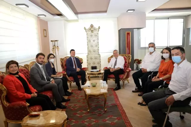 Başkan Çerçi BM Mülteciler Yüksek Komiserliği Türkiye Temsilcisini ağırladı