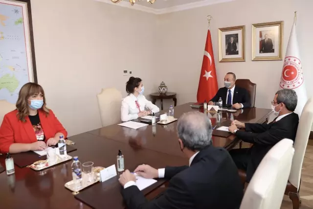 Dışişleri Bakanı Çavuşoğlu, AKPM Ukrayna Delegasyonu Başkanı Mezentseva ile görüştü Dışişleri Bakanı Çavuşoğlu, AKPM Ukrayna Delegasyonu Başkanı Mezentseva ile görüştü