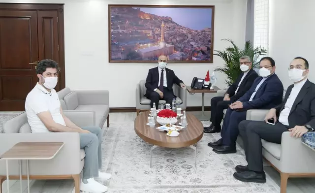 İran İslam Cumhuriyeti Erzurum Başkonsolosu Sajad Soltanzadeh, Mardin Valisi Demirtaş'ı ziyaret etti
