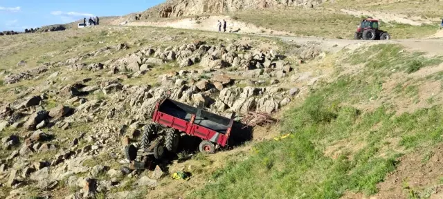 Kontrolden çıkan traktör uçuruma yuvarlandı: 1 ölü