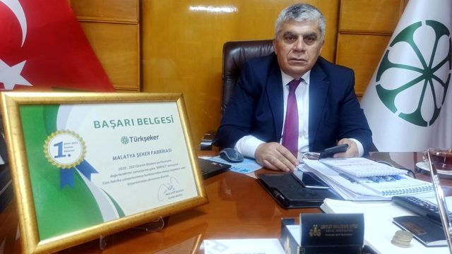 Malatya Şeker Fabrikası'nda birincilik sevinci Malatya Şeker Fabrikası'nda birincilik sevinci