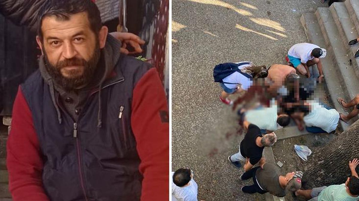 Merdivenlerden düşen adam, feci şekilde can verdi