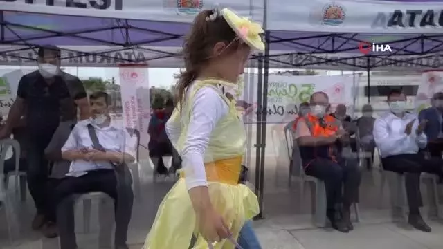 Miniklerin 'Sıfır Atık' defilesi büyük alkış aldı