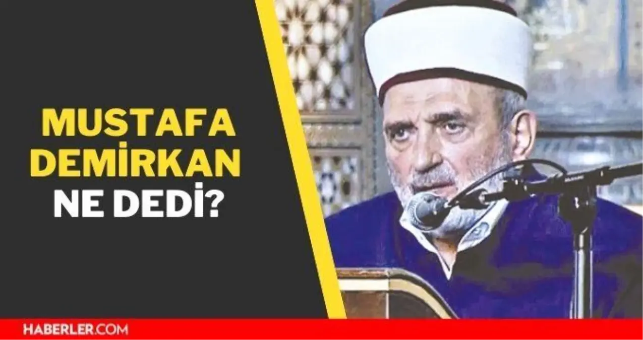 Mustafa Demirkan ne dedi? Mustafa Demirkan hakkında suç duyurusu