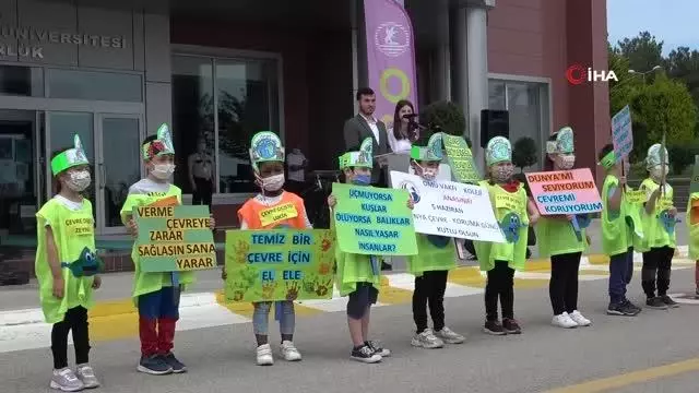 OMÜ'de 'Doğaya Saygı Yürüyüşü'