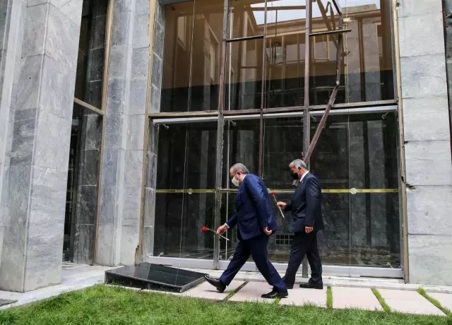 TBMM Başkanı Şentop, KKTC Cumhuriyet Meclisi Başkanı ile görüştü (2)