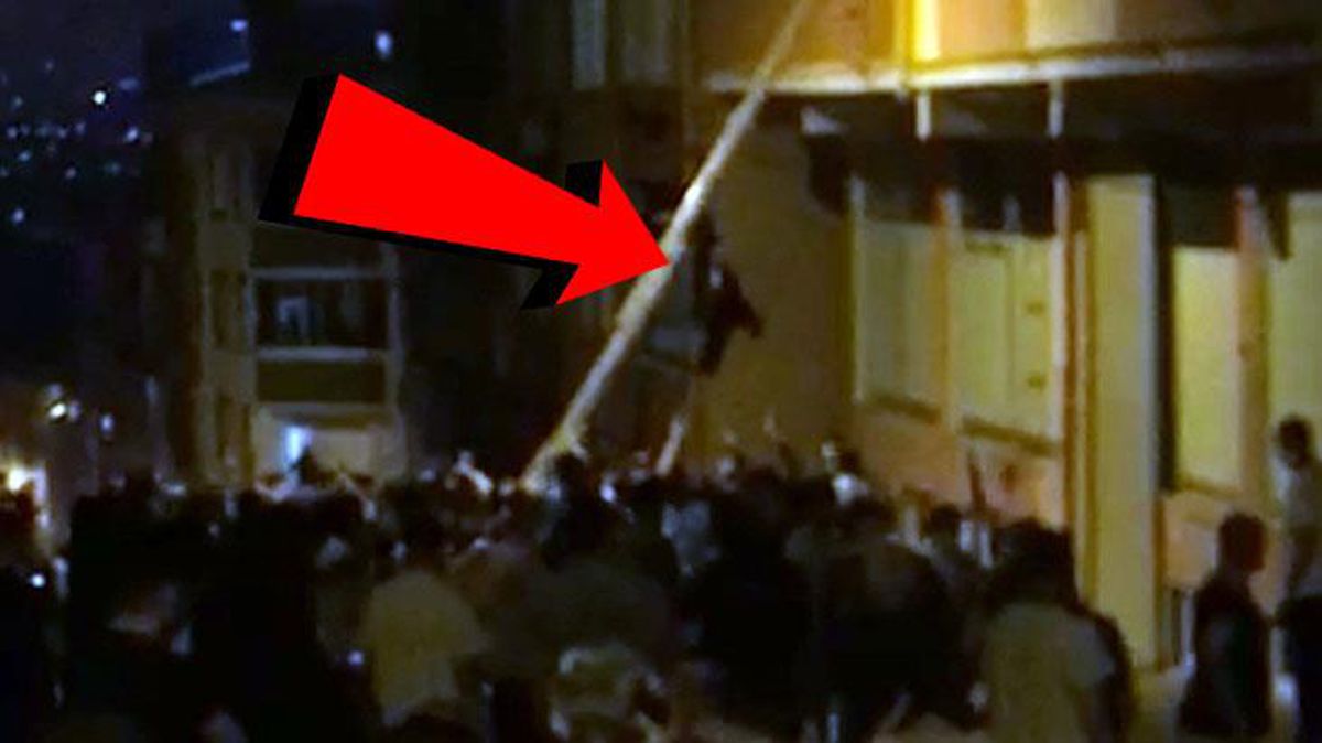 Tek katlı baraka alev alev yandı! Panik yapan kadın kendini balkondan attı