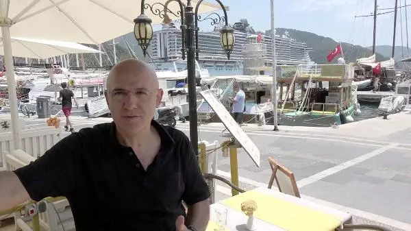 MUĞLA 'YÜZEN KASABA', MARMARİS'E DEMİR ATTI