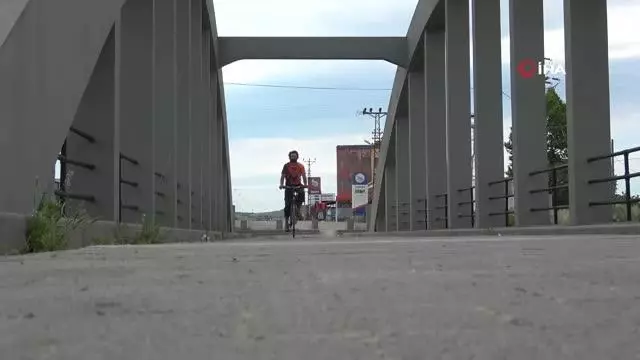 4 yılda 85 bin kilometre pedal çevirdi 4 yılda 85 bin kilometre pedal çevirdi