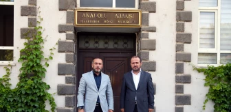 AK Parti Diyarbakır İl Başkanı Aydın, AA Diyarbakır Bölge Müdürü Gültekin'i ziyaret etti