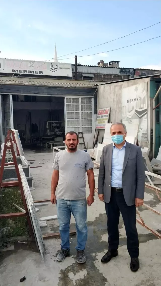 Başkan Üçok, sanayi sitesi esnafını dolaştı Başkan Üçok, sanayi sitesi esnafını dolaştı