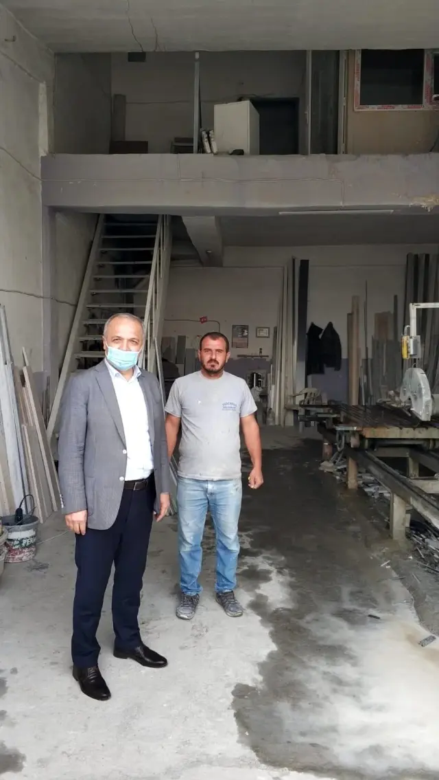 Başkan Üçok, sanayi sitesi esnafını dolaştı Başkan Üçok, sanayi sitesi esnafını dolaştı