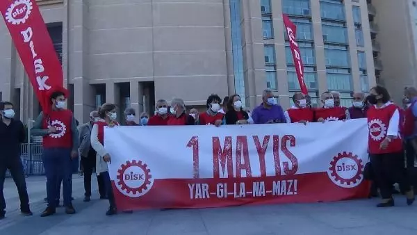 DİSK YÖNETİCİLERİNE AÇILAN 1 MAYIS DAVASI BAŞLADI
