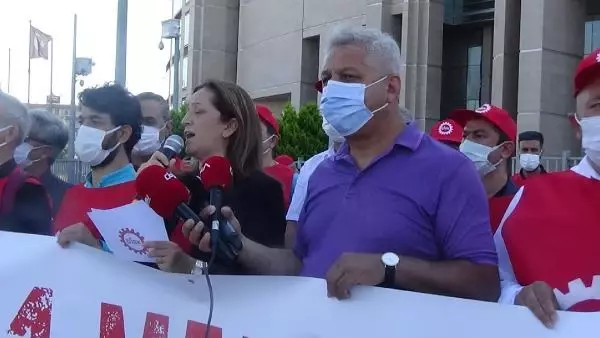 DİSK YÖNETİCİLERİNE AÇILAN 1 MAYIS DAVASI BAŞLADI