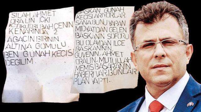 Evi kurşunlanan belediye başkanının aracına bırakılan not, saldırının gizemini çözmeye yetmedi