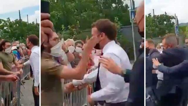 Fransa Cumhurbaşkanı Macron'a tokat atan kişi dövüş ustası çıktı Fransa Cumhurbaşkanı Macron'a tokat atan kişi dövüş ustası çıktı