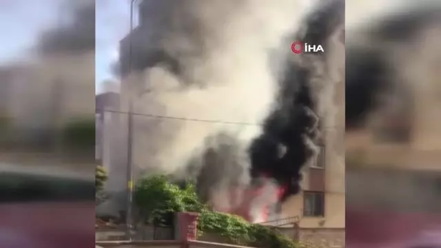 Giriş kattaki daire alev topuna döndü: 1 yaralı Giriş kattaki daire alev topuna döndü: 1 yaralı