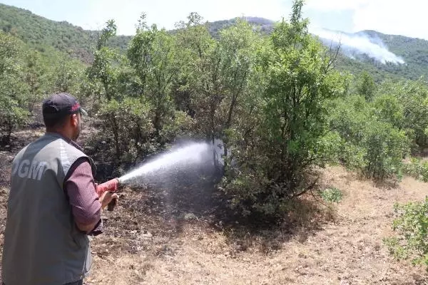 GÖRESE DAĞI'NDA 5 GÜN SÜREN ORMAN YANGININDA 30 HEKTAR ALAN YANDI