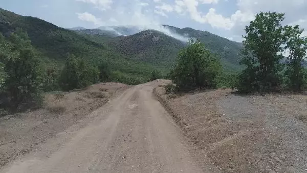 GÖRESE DAĞI'NDA 5 GÜN SÜREN ORMAN YANGININDA 30 HEKTAR ALAN YANDI