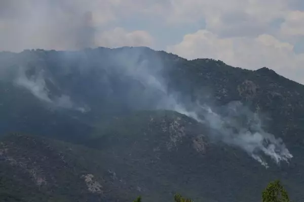 GÖRESE DAĞI'NDA 5 GÜN SÜREN ORMAN YANGININDA 30 HEKTAR ALAN YANDI