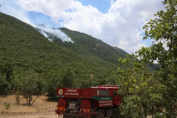 GÖRESE DAĞI'NDA 5 GÜN SÜREN ORMAN YANGININDA 30 HEKTAR ALAN YANDI