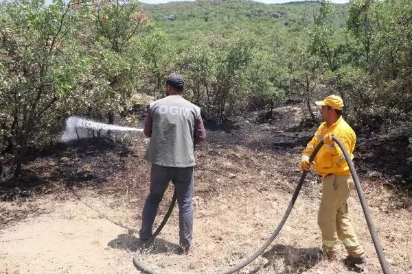 GÖRESE DAĞI'NDA 5 GÜN SÜREN ORMAN YANGININDA 30 HEKTAR ALAN YANDI