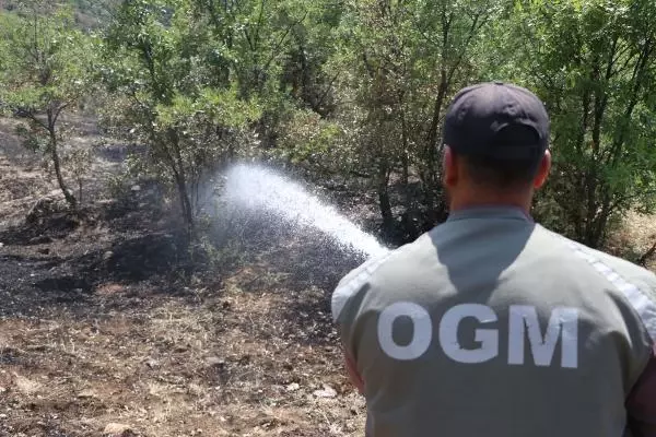 GÖRESE DAĞI'NDA 5 GÜN SÜREN ORMAN YANGININDA 30 HEKTAR ALAN YANDI