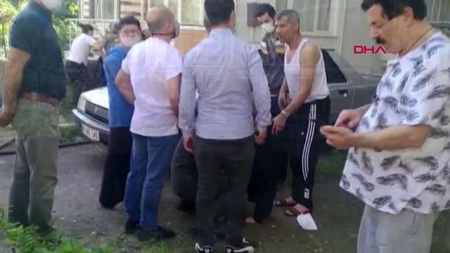 kocaeli yanginda mahsur kalan cocugu balkona 4 14189317 o