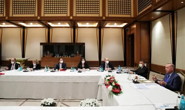 Cumhurbaşkanı Erdoğan, müsilaj sorununa ilişkin özel toplantıya başkanlık yaptı Cumhurbaşkanı Erdoğan, müsilaj sorununa ilişkin özel toplantıya başkanlık yaptı