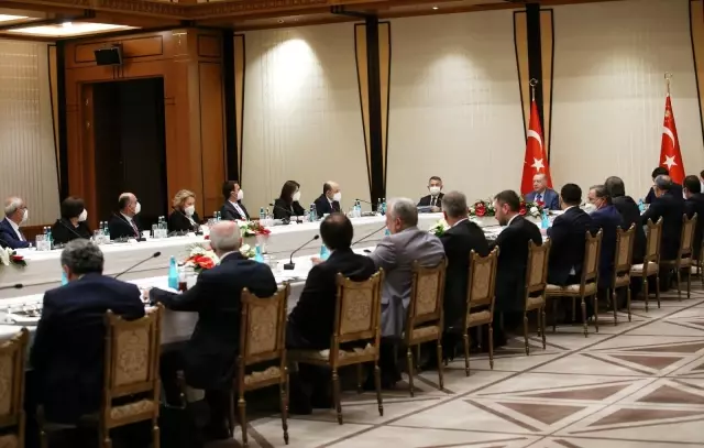 Cumhurbaşkanı Erdoğan, müsilaj sorununa ilişkin özel toplantıya başkanlık yaptı Cumhurbaşkanı Erdoğan, müsilaj sorununa ilişkin özel toplantıya başkanlık yaptı