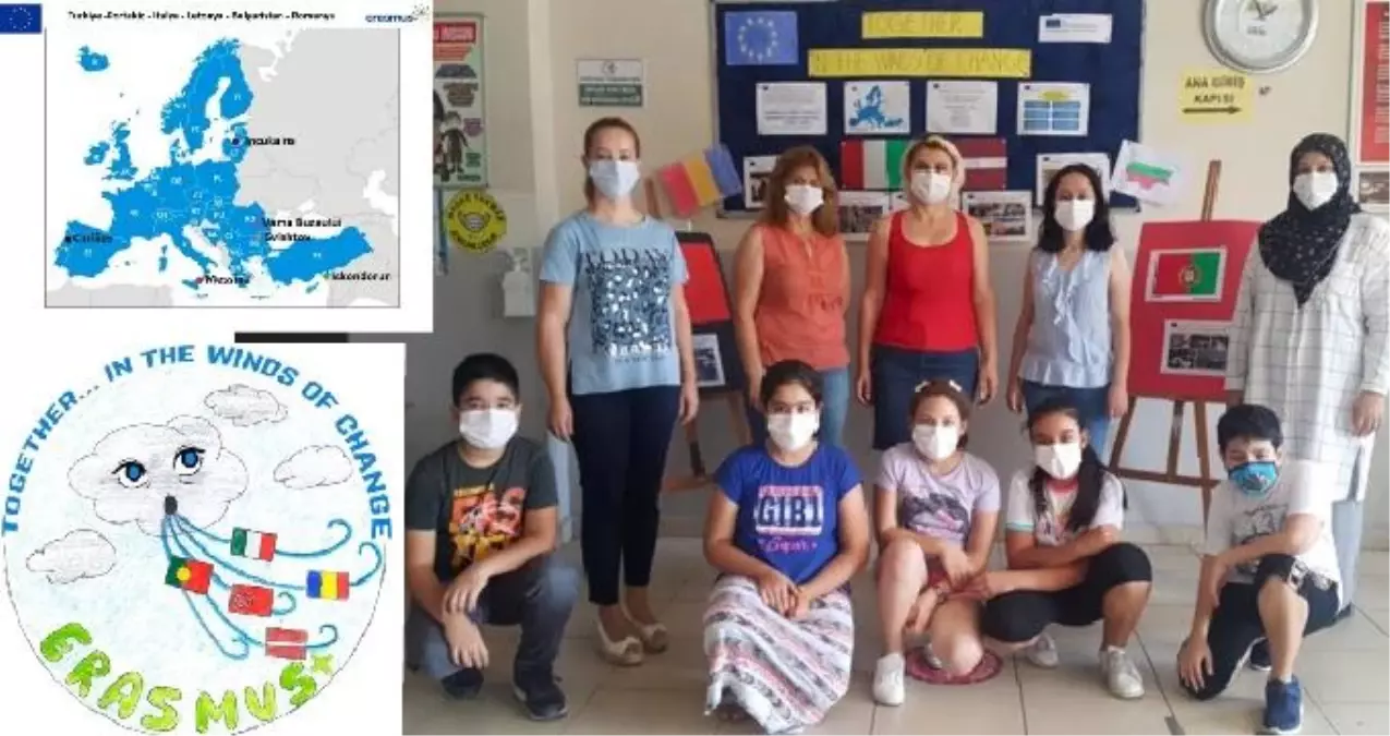 İskenderun Demirçelik Ortaokulu'ndan 'Değişimin Rüzgarında, Birlikte' Projesi