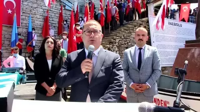 KASTAMONU - İnebolu'da 'İstiklal Bayrağı' teslim töreni gerçekleştirildi KASTAMONU - İnebolu'da 'İstiklal Bayrağı' teslim töreni gerçekleştirildi