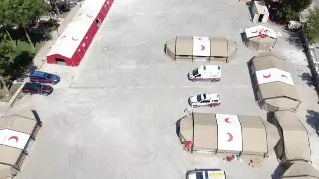 Kilis'te 'Ağır İklim Sahra Hastanesi Kurulumu' eğitimi Kilis'te 'Ağır İklim Sahra Hastanesi Kurulumu' eğitimi