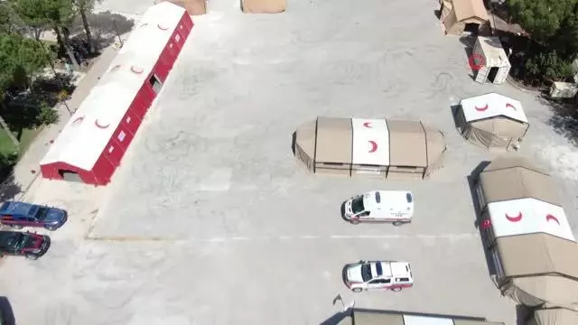 Kilis'te 'Ağır İklim Sahra Hastanesi Kurulumu' eğitimi Kilis'te 'Ağır İklim Sahra Hastanesi Kurulumu' eğitimi