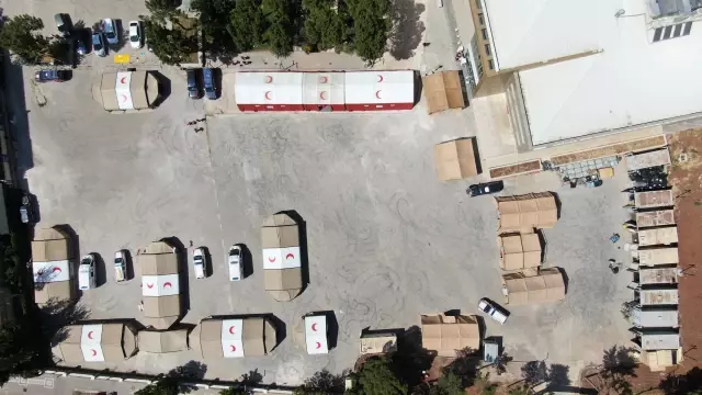 Kilis'te 'Ağır İklim Sahra Hastanesi Kurulumu' eğitimi Kilis'te 'Ağır İklim Sahra Hastanesi Kurulumu' eğitimi