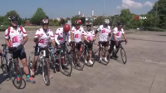 KKTC Gazisi için Ordu'ya pedal çevirdiler KKTC Gazisi için Ordu'ya pedal çevirdiler