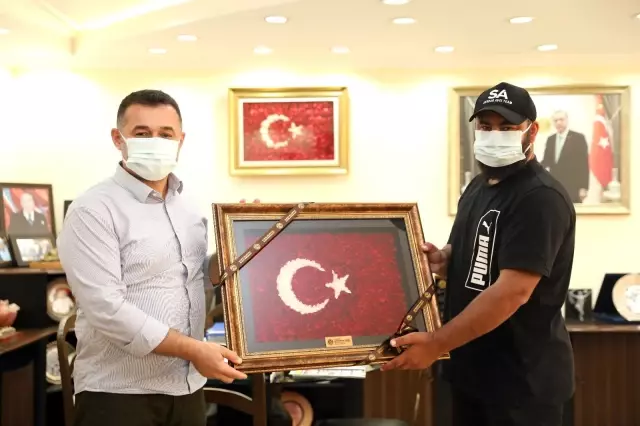 Şampiyonun altın kemeri Alanya Belediyesi'nde Şampiyonun altın kemeri Alanya Belediyesi'nde