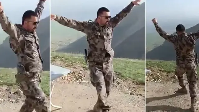 Şehit özel harekat polisinin mevzide zeybek oynadığı anlara ait görüntüler yürek dağladı Şehit özel harekat polisinin mevzide zeybek oynadığı anlara ait görüntüler yürek dağladı