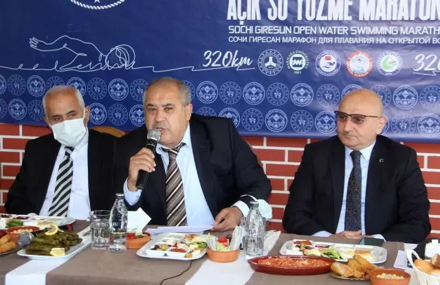 Soçi-Giresun arasında yapılacak açık deniz yüzme maratonu tanıtıldı Soçi-Giresun arasında yapılacak açık deniz yüzme maratonu tanıtıldı