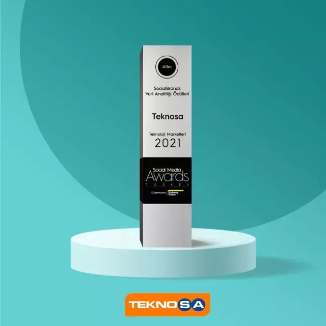 Teknosa'ya Social Media Awards'tan altın ödül Teknosa'ya Social Media Awards'tan altın ödül