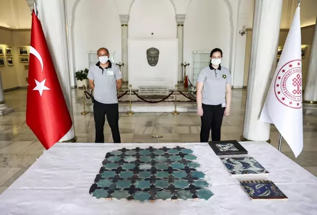 19 yıl sonra yurda dönen çini eserler restorasyona alınacak (1) 19 yıl sonra yurda dönen çini eserler restorasyona alınacak (1)