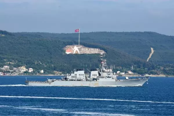 ÇANAKKALE ABD SAVAŞ GEMİSİ, ÇANAKKALE BOĞAZI'NDAN GEÇTİ ÇANAKKALE ABD SAVAŞ GEMİSİ, ÇANAKKALE BOĞAZI'NDAN GEÇTİ