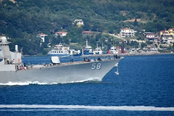 ÇANAKKALE ABD SAVAŞ GEMİSİ, ÇANAKKALE BOĞAZI'NDAN GEÇTİ ÇANAKKALE ABD SAVAŞ GEMİSİ, ÇANAKKALE BOĞAZI'NDAN GEÇTİ