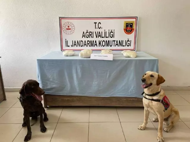 Ağrı'da dere yatağında 6 kilo 528 gram metamfetamin ele geçirildi Ağrı'da dere yatağında 6 kilo 528 gram metamfetamin ele geçirildi