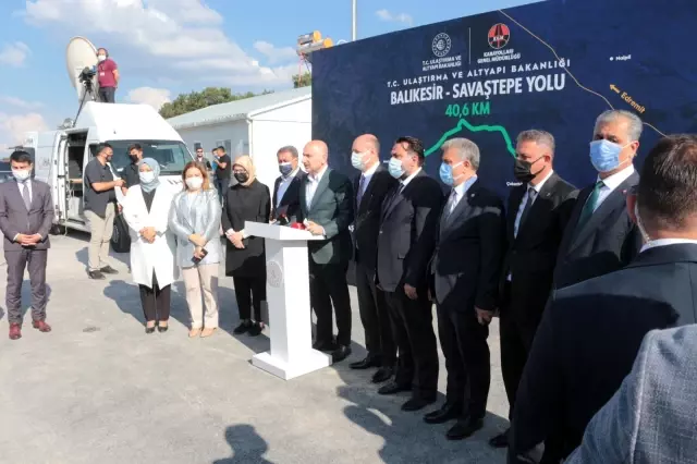 Bakan Karaismailoğlu, Savaştepe şantiyesini inceledi Bakan Karaismailoğlu, Savaştepe şantiyesini inceledi