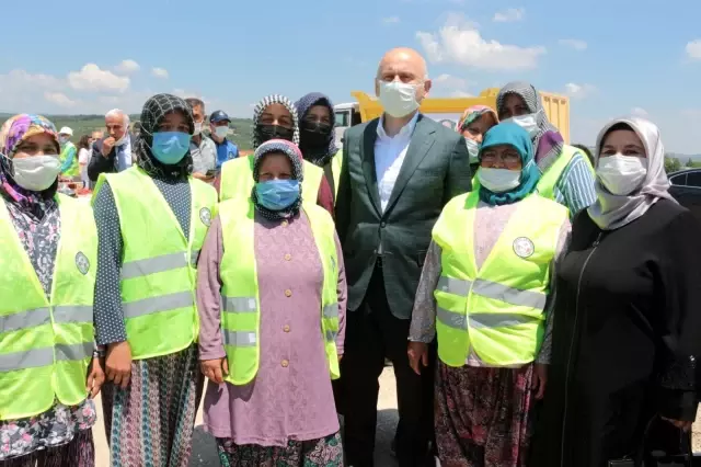 Bakan Karaismailoğlu yol çalışmalarını denetledi Bakan Karaismailoğlu yol çalışmalarını denetledi